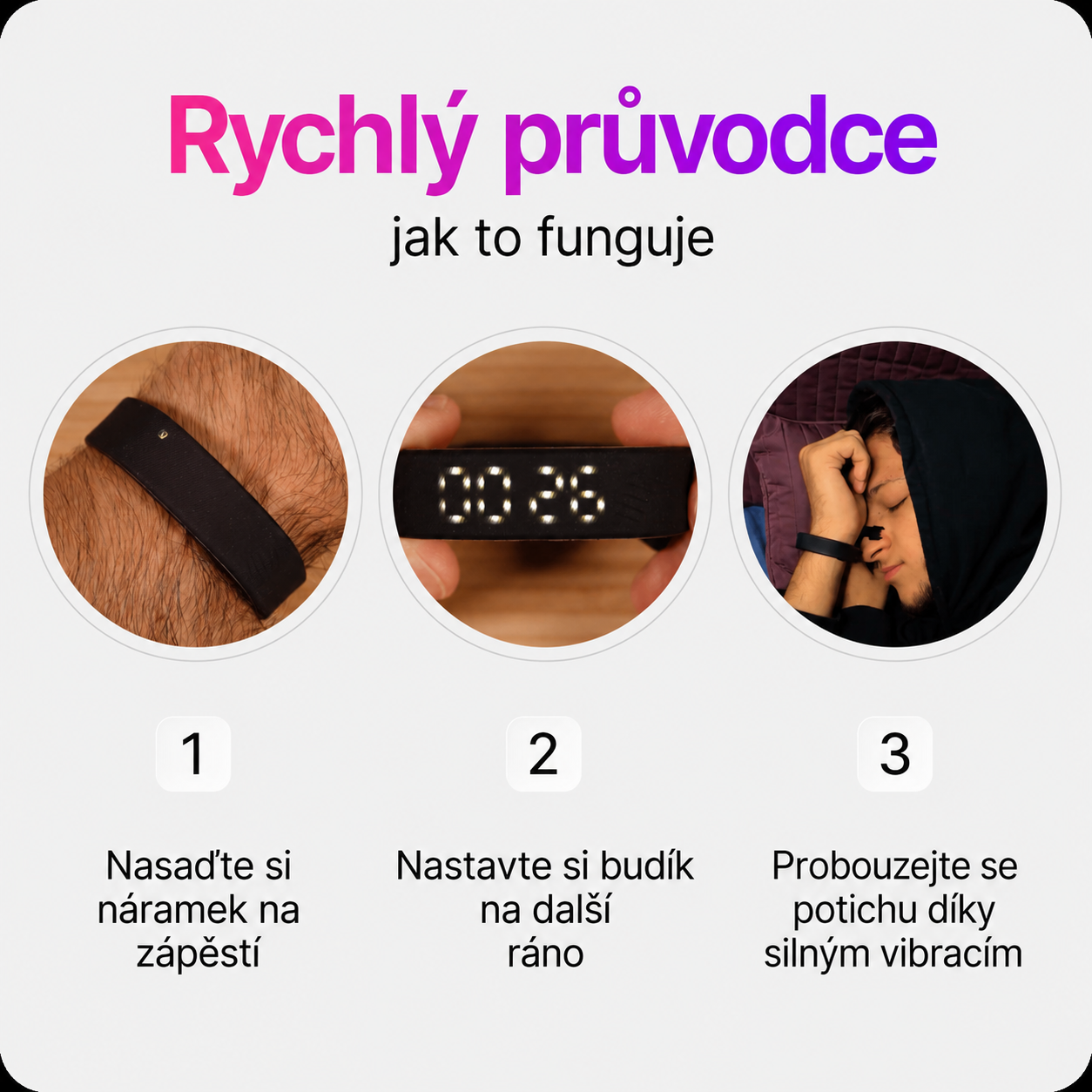 Onyx – Vibrační budík